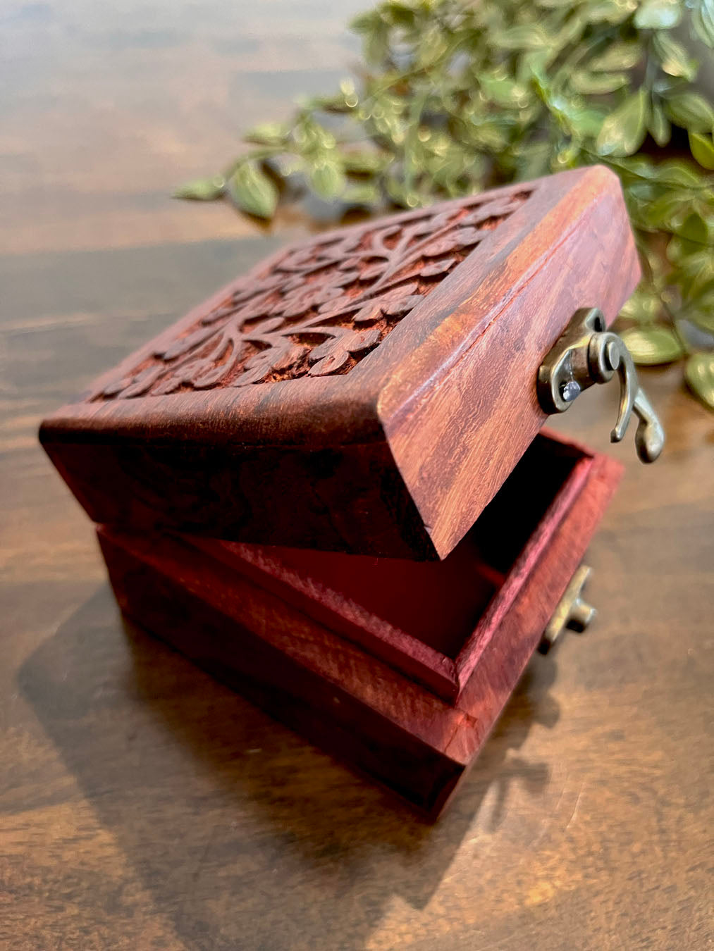 Handcrafted GI TAGGED Eitikoppaka Wooden Jewellery Box