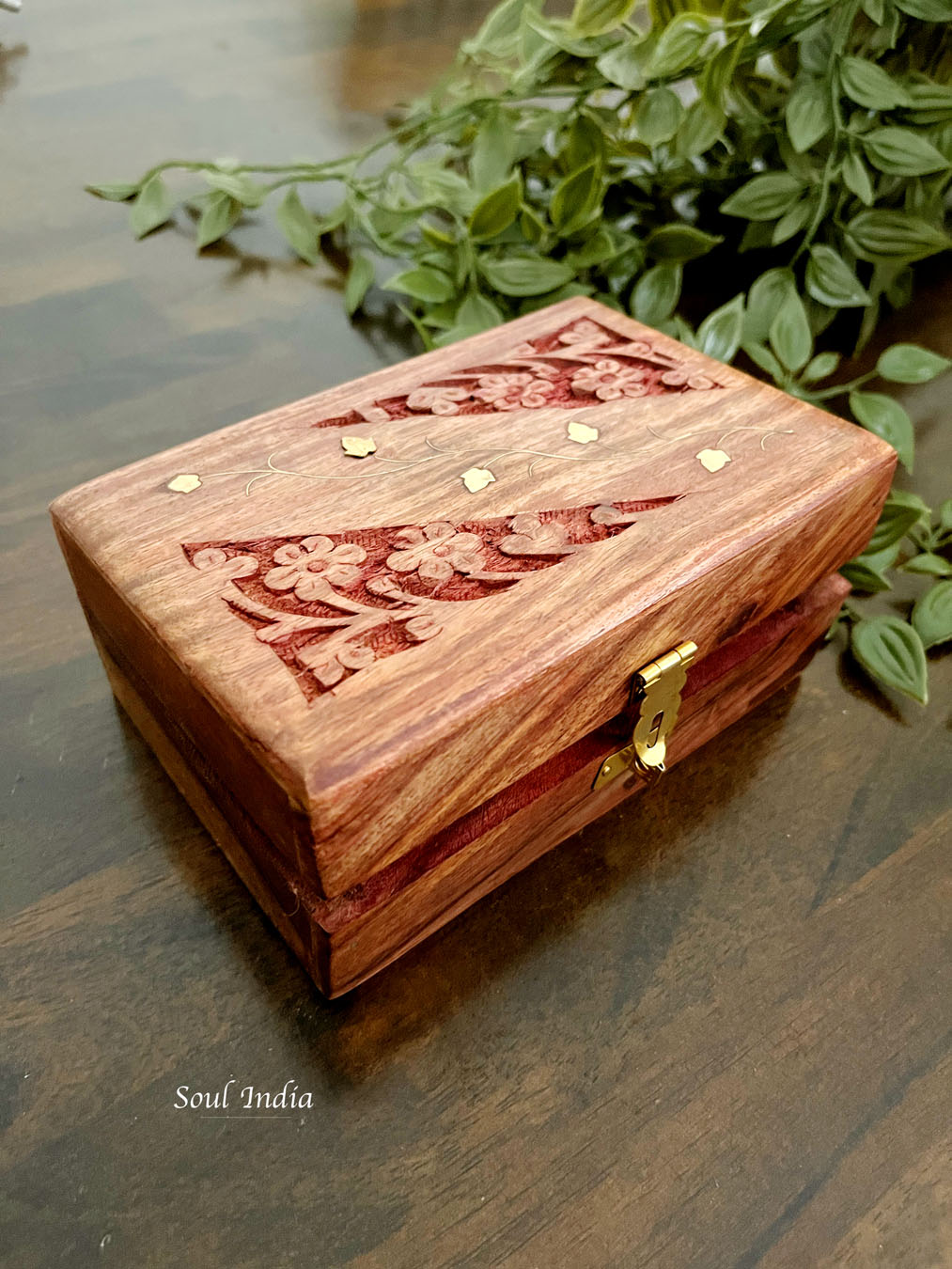 Handcrafted GI TAGGED Eitikoppaka Wooden Jewellery Box