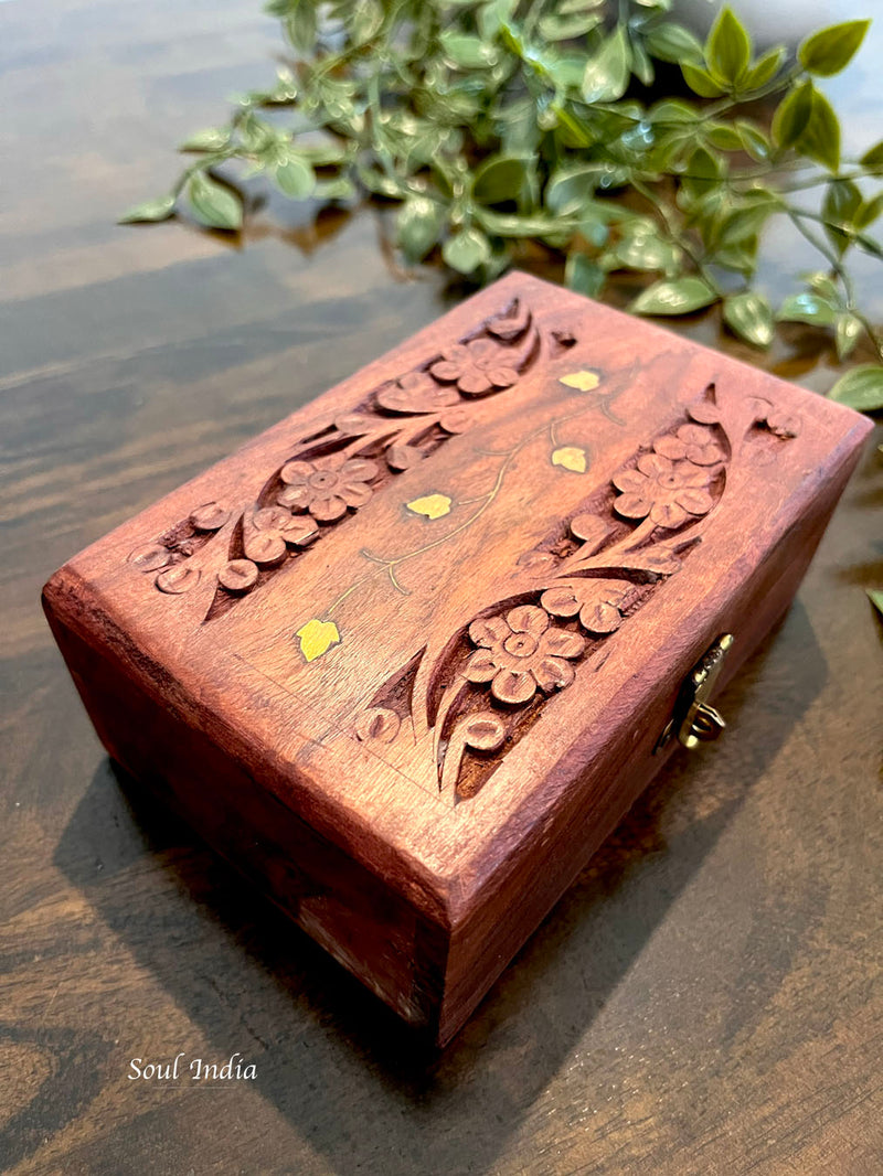 Handcrafted GI TAGGED Eitikoppaka Wooden Jewellery Box