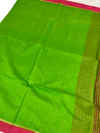 Silk Cotton Woven Stripe Saree