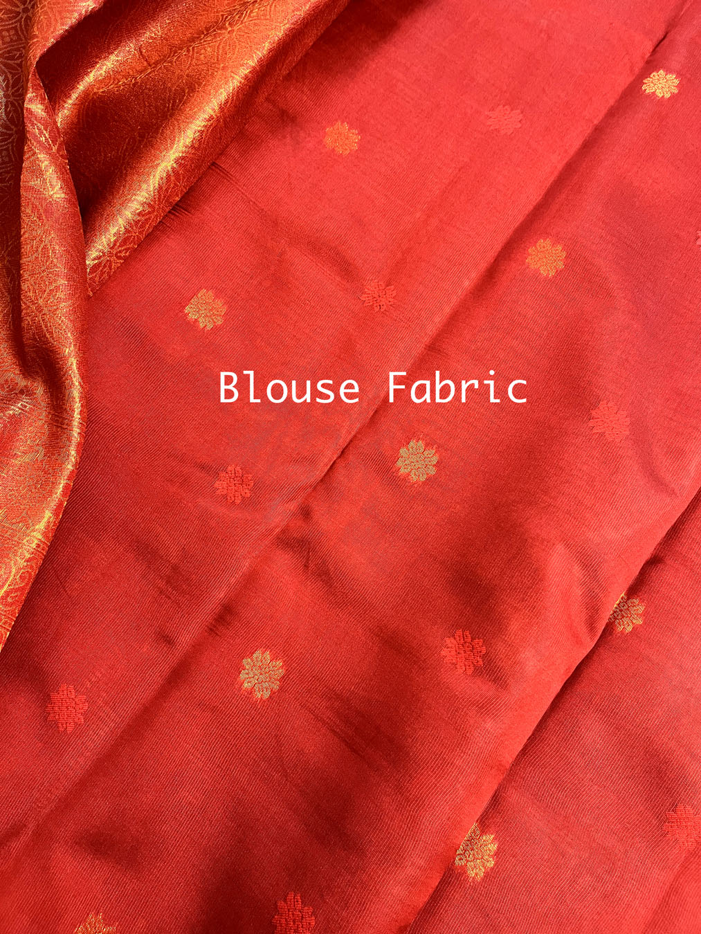 Contemporary Banarasi South Silk With Woven Floral Motifs - Golden