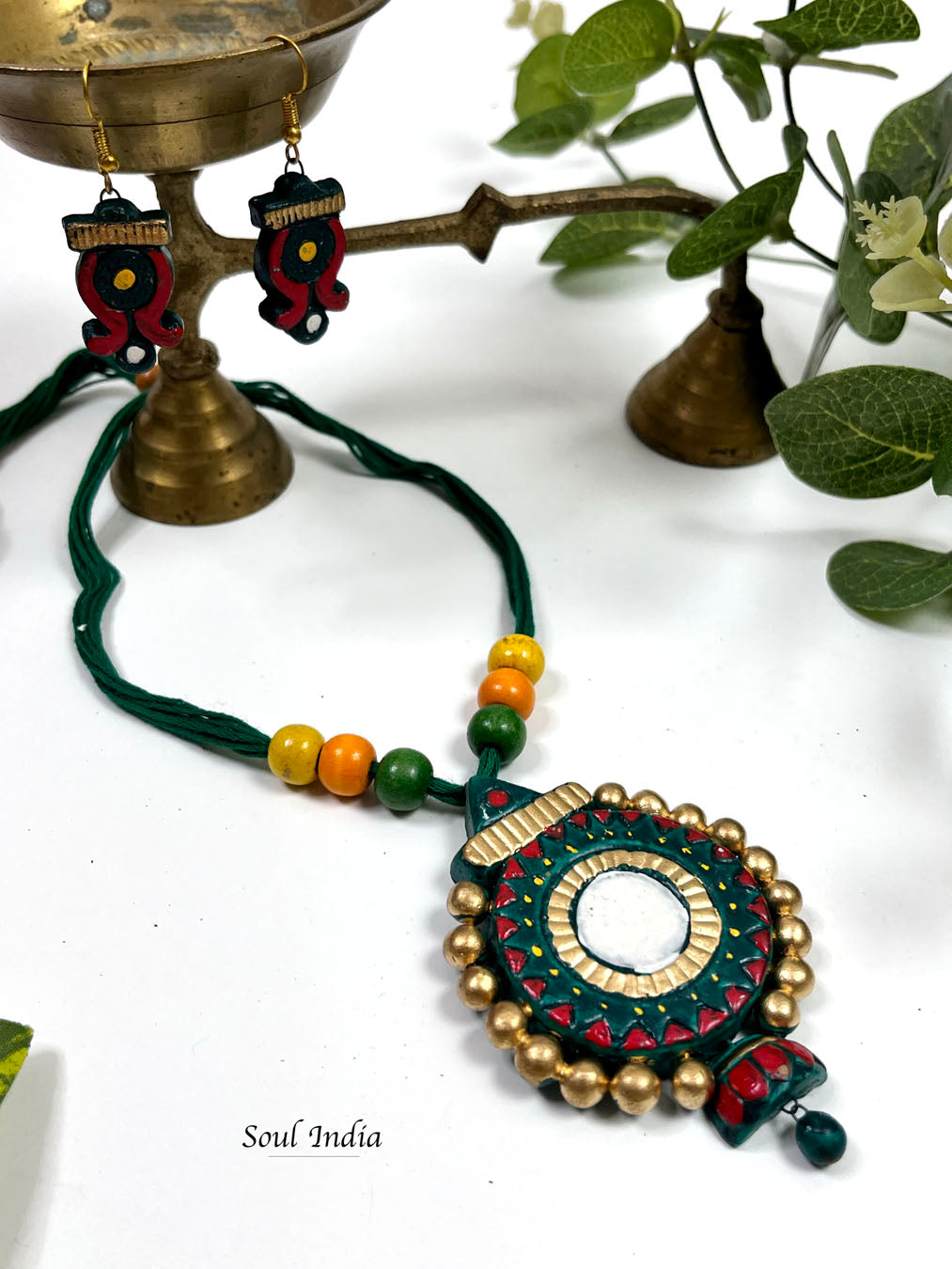 Handmade Statement Terracotta Jewellery Set