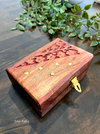 Handcrafted GI TAGGED Eitikoppaka Wooden Jewellery Box