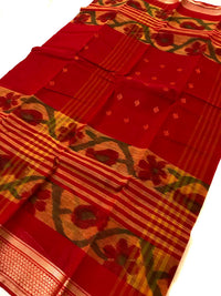 Handloom Tant Cotton Jamdani Saree