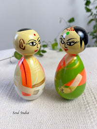 Handcrafted GI TAGGED Etikoppaka Village Pandit Couple