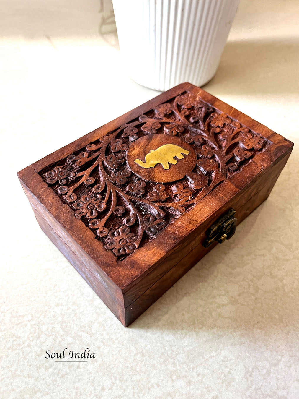 Handcrafted GI TAGGED Eitikoppaka Wooden Jewellery Box