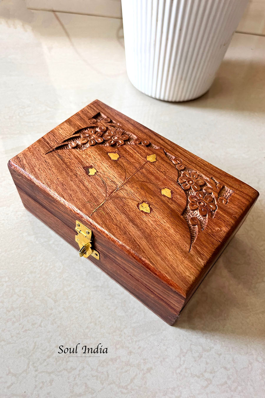 Handcrafted GI TAGGED Eitikoppaka Wooden Jewellery Box