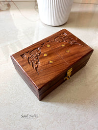 Handcrafted GI TAGGED Eitikoppaka Wooden Jewellery Box